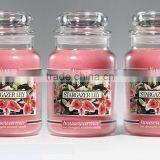 800ml 750ml 500ml 350ml Glass Storage Jar Airtight Canister Glass Candle Jar With Mushroom Lid thumbnail-3