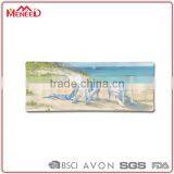 Western Hot Sale Beach Scenery Prinitng Rectangular Melamine Coin Tray, Plastic Cash Tray thumbnail-1