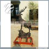 Life Size Animal Decorative Bronze Deer Sculpture thumbnail-1