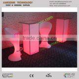 Fancy Luminous Led Acrylic Cocktail Table and Chair for Sale thumbnail-3