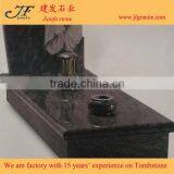 Western Style Large Absolute Black Granite Headstone For Sale thumbnail-5