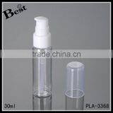 Best Sellers Clear 50ml Pet Bottle Pump Cosmetic Skin Care Lotion Serum Cream Plastic Bottle Pet Wholesale thumbnail-5