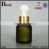 15ml China Cosmetic Essence Perfume Glass Bottle Factories Big Rubber Black Plastic Dropper Bottle Glass Wholesale thumbnail-5