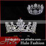 H172-156 Fashion Rhinestone Bridal Tiara Wedding Crown 2017 Beauty Queen Crowns Bridal Hair Accessories Halo thumbnail-1