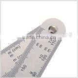 Kearing Fan-Shape Metal Scale Ruler Including 5 Pieces Strainght Rulers For Engineer#8500-5 thumbnail-5