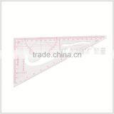 Kearing Brand Plastic Triangle Scale Ruler, 1/3 &1/5 Sanwich Line Ruler for Fashion Design, Scale Ruler With Protractor #8535 thumbnail-1