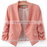 OEM Wholesaler Fashion Slim Woman Suit Blazer Colors Jacket thumbnail-2