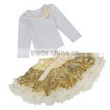 High Quality New Style Hot Baby Girl Sequins Outfits For Toddler Girls thumbnail-2