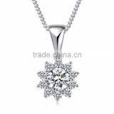 Woman Collar Pendant Platinum Necklace thumbnail-1
