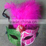 Feathered Venetian Party Mask for Sale thumbnail-1