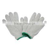White Poly Cotton Knitted Safety Gloves thumbnail-2
