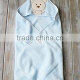 2011 Summer Mom and Bab Baby Clothes 100% Cotton Hooded Embroider Baby Towel thumbnail-1