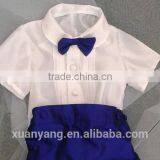 100% Cotton Hot Sale Children's Formal Dress Cotton Child Suit Kids Clothes Clothing Set thumbnail-2