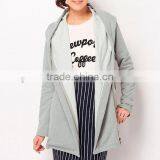 2016 Women Warm Fleece Fabric Full Zip Winter Coat With Hooded Knitted Women Cloth thumbnail-1