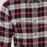 Cheap Casual Long Sleeve Washed Color Changing Designer Check Shirts for Men thumbnail-4