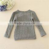 High Quality in Stock Boutique 100% Cotton O-neck Girls Undershirt /kids T-shirts With Animal Print thumbnail-2