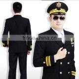 China OEM Suppliers Airport Work Men Pilot Uniforme Airline Uniform thumbnail-2