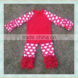 Toddler Girl Valentine Heart Outfit Valentine Boutique Clothing Wholesale Children's Boutique Clothing thumbnail-1