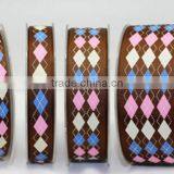 Hi-ana Ribbon 193 Lattice Printed Ribbon Princess Grosgrain Ribbon Printed Grosgrain Ribbon thumbnail-2