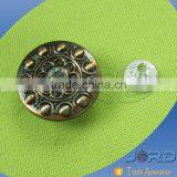 Lead Free Nickel Free Fashion Adjustable Fancy Jeans Buttons With Low MOQ