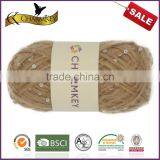 Charmkey Women Dress Yarn Shiny Knitting Yarn Acrylic Polyester Blended Sequin Yarn thumbnail-1