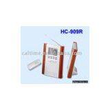 Thermometer World Time Calendar Alarm Clock With FM Scan Radio & Remote Controller for Radio thumbnail-1