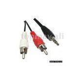 ETM-1135 3.5mm Stereo Jack Plug Cable to 2 Phone Plugs 1.8M thumbnail-1