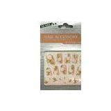 Yellow and Black French Manicure Nail Art Stickers For Skin, Ceramic thumbnail-1