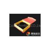 Custom Corrugated Board Red Cardboard Jewelry Boxes With Embossing, Glossy Lamination thumbnail-1