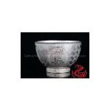 Silver Bowl - Small Bowl of Fortune, Fame, Longevity and Happiness