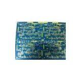Blue FR-4 1.2MM Double Sided Copper Clad Laminate Pcb 1 OZ , Immersion Gold