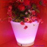 illuminated led light flower pots