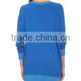 Vintage Inspired Top Stitched Women's Sweatshirt thumbnail-4