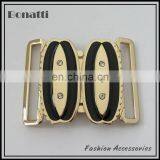 Fashion Buckle for Belt Rhinestone Golden Buckle thumbnail-1
