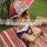 Indian Handmade Traditional Umbrellas Wholesale Lot 30 Pcs Indian Parasol Rajasthani Decor thumbnail-3