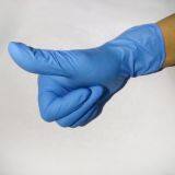 Wholesale Blue Powder Free Non-Medical Nitrile Gloves With High Quality Disposable NItrile Gloves thumbnail-3