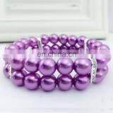 High Quality Luxury Three Rows of Pearl Pet Necklace Cat and Dog Collar thumbnail-6