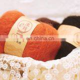 Fluffy Mohair and Acrylic and Wool Blended Fancy Yarn for Knitting thumbnail-3