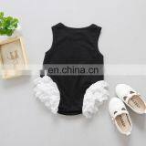 Fashion Swan Lace Summer Princess Cotton Newborn Baby Romper thumbnail-4