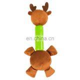 Wholesale Unique Oem Custom Cute Stuffed Deer Shape Squeaky Pet Dog Plush Toy thumbnail-2
