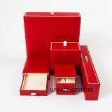 Red Set Jewelry Box Creative Necklace Ring Earring Jewelry Box Can be Customized thumbnail-2