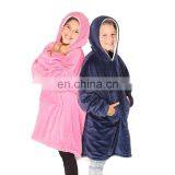 Family Huggle Hoodie Kids Oversized Soft Sherpa Hooded Blanket Sweatshirt thumbnail-4