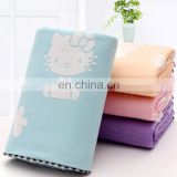 Cotton chenille double-layer fabric cartoon towel quilt baby blanket