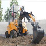 Mini Tractor With Front End Loader and Backhoe thumbnail-2