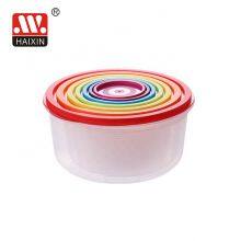 Plastic Kitchen Container Colorful Storage Lunch Box Folding Feeding Bowl Non Toxic Food Container thumbnail-3