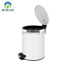 Hotel Stainless Steel 3L 5L Pedal Bin Soft Closing Trash Can for Home and Kitchen thumbnail-3