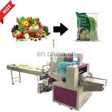 Horizontal Manual Dry Fresh Frozen Automatic Fruit Roll Vegetable Tray Pillow Packing Machine