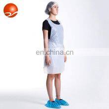 China Wholesale Best Price White /Blue Color Disposable Plastic LDPE PE Apron Protective PPE Kit Rolls Available thumbnail-1