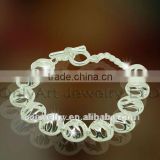 new design best price 925 sterling silver clink bracelet jewelry for lady paypal acceptable