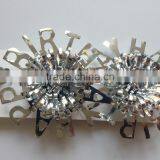 3.25" PET Red Happy Birthday Fancy Ribbon Flower Bow for Celebration/Ornament Birthday Party thumbnail-2